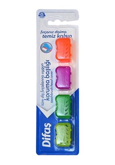 Dıfaş Diş Fırçası Koruma Başlığı 4'lü Paket Diğer