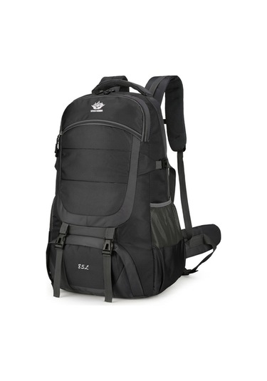Ebitda 85l Su Geçirmez Sırt Çantası - Kamp, Yürüyüş Ve Seyahat İçin Siyah Siyah