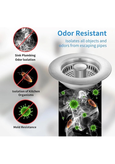 Mutfak Lavabo Tahliye Süzgeç Paslanmaz Çelik Pop Up Lavabo Tıpa Diğer