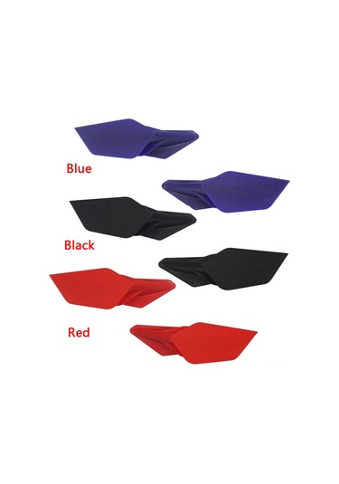 Jeehugo Honda Suzuki Yamaha Kawasaki Bmw Gp Motosiklet İçin Abs Akustik Kanat, Siyah, 2 Adet, Dekoratif Ve Aerodinamik Aksesuar