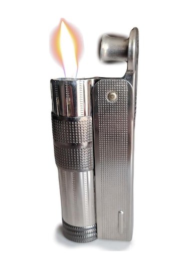 Benzinli Muhtar Çakmağı Gunmetal Imco Avusturya Triplex-super 370