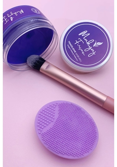 Makyaj Fırçası & Süngeri Temizleme Sabunu Silikon Matı