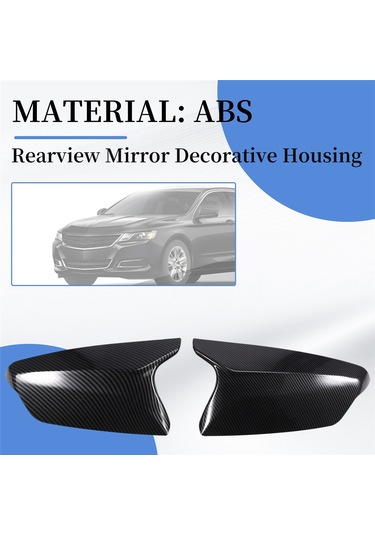 Xiaaokeji Chevrolet Karbon Fiber Rengi İçin Araba Yan Dikiz Aynası Kapağı Döşemesi