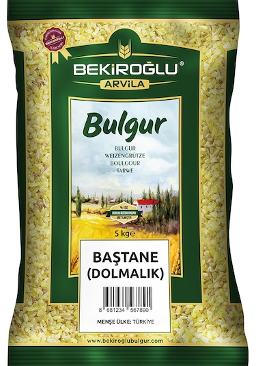 Bekiroğlu Arvila Baştane Dolmalık Bulgur 5 KG