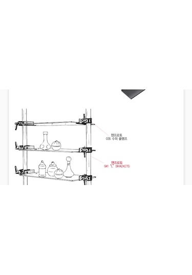 Manfrotto 041 L-bracket Shelf Holders 035 Clamp İçin - Çift