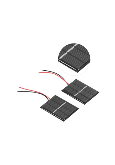 Dianziye 2 Adet 43x55mm Polikristal Güneş Paneli - 0.4w 1.5v, Yüksek Dönüşüm Oranı, Düşük Işık Performansı, Dıy Oyuncaklar Ve Elektrikli Aletler İçin
