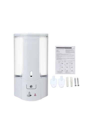 Bloomnest Lebıhmurah Bf822 Eıtgzwas 2020 400ml Temassız Köpüren El Sabunluk Dispenser Banyo/mutfak Duvara Monte Beyaz