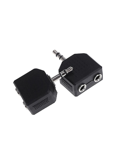 3,5mm Stereo Jack Çoklayıcı - 3,5mm Kulaklık Çoklayıcı (20cm)