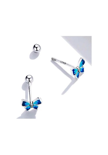 Bamoer Küpe Küpeler "kelebekler" 925 Ayar Gümüş Emaye İle 291696408 Diğer