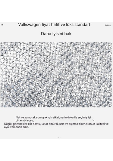 Pazly Yapay Elmas Premium Akşam Yemeği El Çantası Gümüş Renk Şık Gümüş