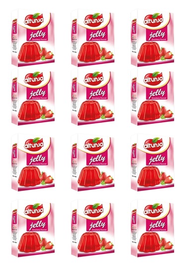 Altunsa Jel Çilek Aromalı 85 Gr X 12 Adet