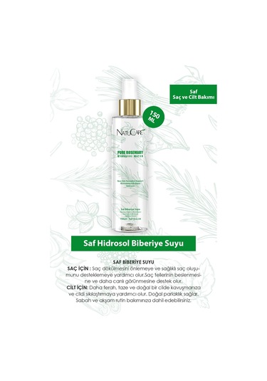 Natucare Güçlendirici %100 Saf Biberiye Suyu 150 Ml