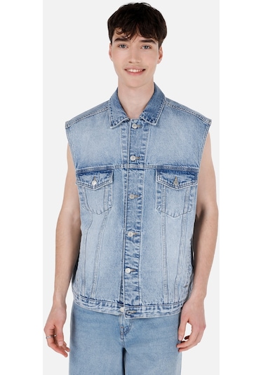 Colins 010 West Normal Kesim Lacivert Erkek Jean Yelek Cl1069581 Cl1069581 Q1.V1 Dn04294
