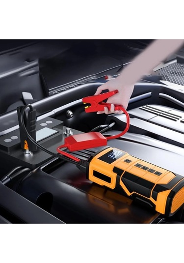 4in1 10.000mah Akü Takviyeli, Powerbanklı Reflektörlü 5570 Sarı