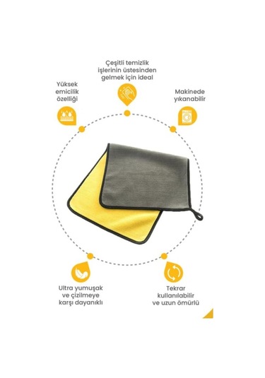 Carmind Mikrofiber Dinamik Kurulama Bezi 30cmx60cm