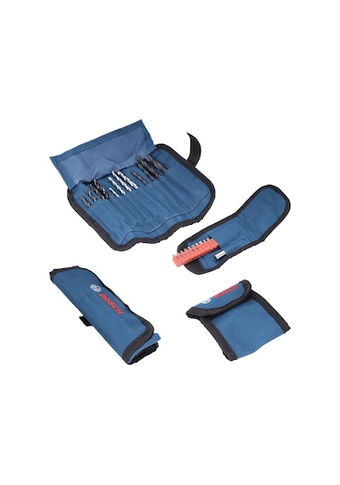 Bosch Professional GSR 120-LI 2Ah Çift Akülü Vidalama Makinesi + 23 Parça Set - 06019G8002