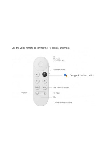 Maiyame Google Chromecast Yedek Uzaktan Kumanda 4k Google Tv Ses Bluetooth Ir Uzaktan Kumanda Uzaktan Kumanda