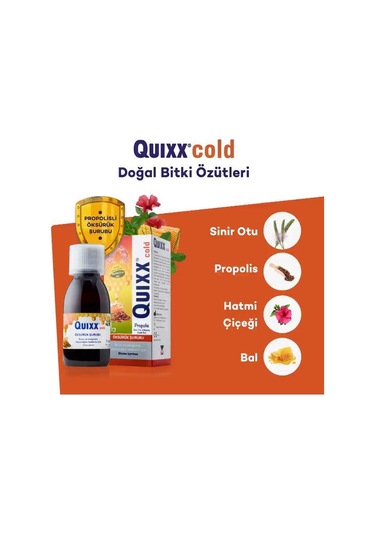 Quixx Cold Propolis Şurup 3x100 ML