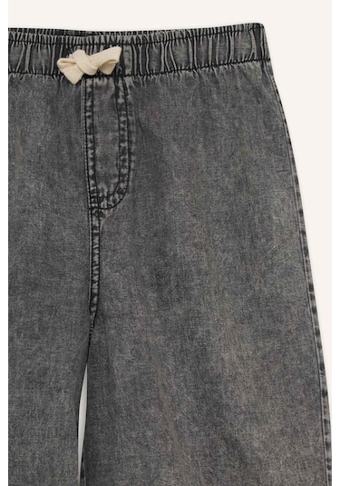 Defacto Erkek Çocuk Jean Şort D8575a825smnm55 Gri