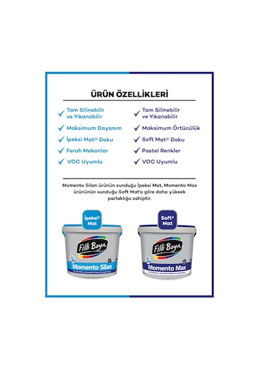 Filli Boya Momento Silan İpeksi Mat İlham Paketi 100 ML