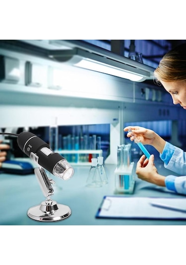 Triline 1600x Zoom 2mp Usb Dijital Mikroskop 8 Ledli Kamera