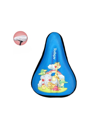 Suntek Çocuk Bisikleti Koltuk Minderi Örtüsü Küçük Mavi-m Mavi