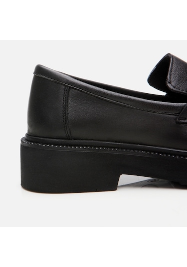 Hotiç Hakiki Deri Siyah Kadın Loafer 01ayh306700a100 Siyah-black Siyah