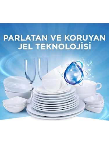 Finish Hepsi Bir Arada Konsantre Jel Bulaşık Makinesi Deterjanı 2 x 1 L