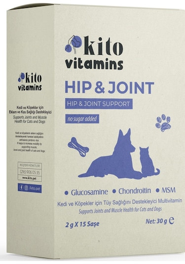 Kito Hip & Joint Kedi Köpek  ve Kas  15 x 2 G