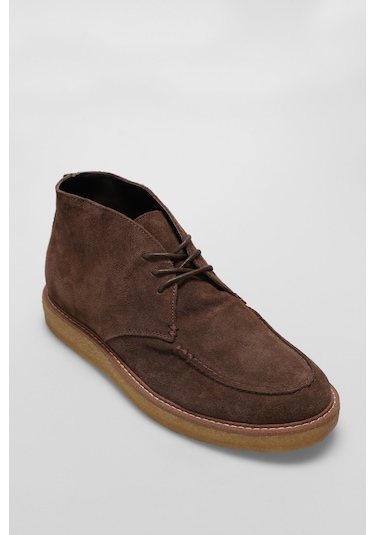 Lufian Gary Erkek Deri Bot Kahverengi Kahverengi 112230212100400 Kahverengi