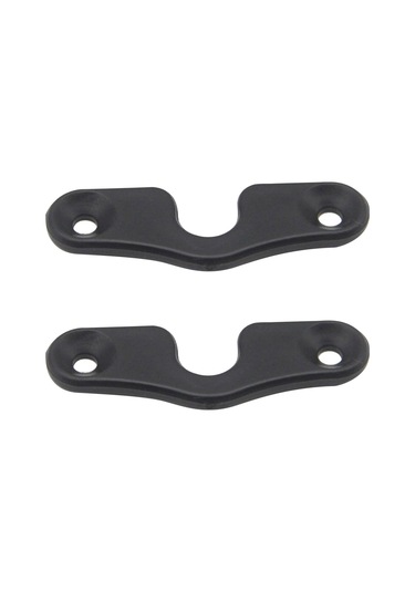 Tenfowee Jkjljt Güneşlik Sabitleyici Klips B Tipi, Siyah Alüminyum Alaşım, 10x3x2cm, 22g, 1 Adet