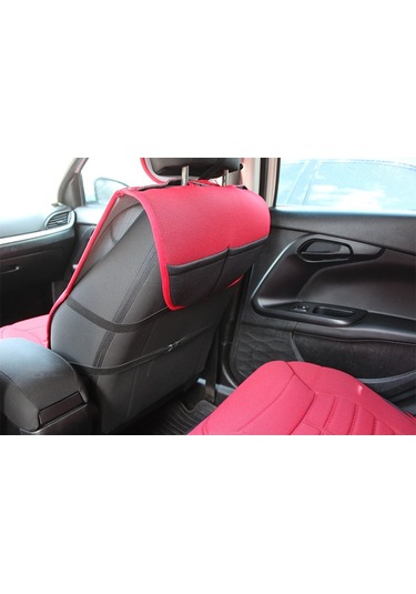 Fiat Egea Hb Lüx Oto Koltuk Minderi Ön Arka 5'li Set 5star Serisi Kırmızı