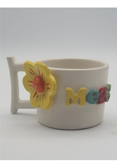 Çiçek Figürlü İsimli Fincan Mug