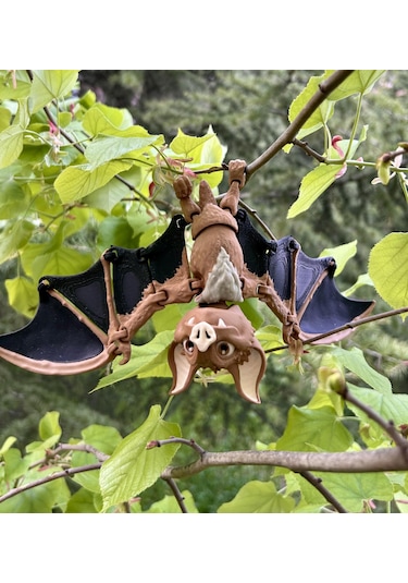 Yarasa Figür Oyuncak 3d Hareketli Organik Vip Model - Büyük Boy