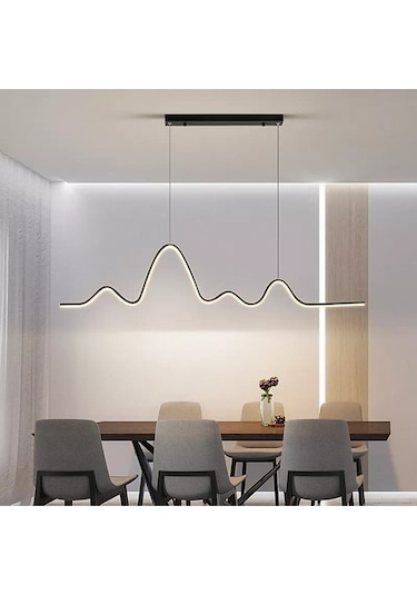 Sarkıt 3 Renk Işık Led Avize 110 cm - Worm