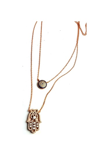 Iki Şekilde Kullanılabilir Fatmanın Eli ve Nazar Boncuklu 925Ayar