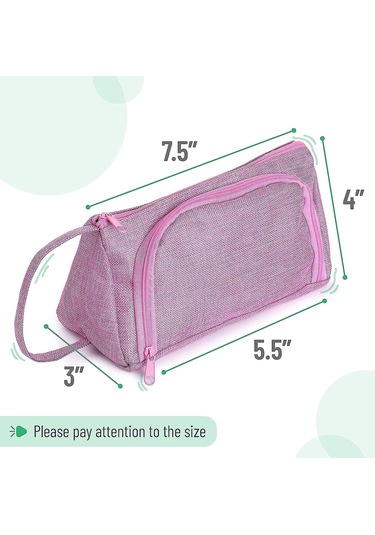 Kızlar İçin Kalem Kutusu, Pembe, Kalem Çantası, Sevimli Kalem Kutusu, Çanta, Gençler İçin Okul Malzemeleri Diğer