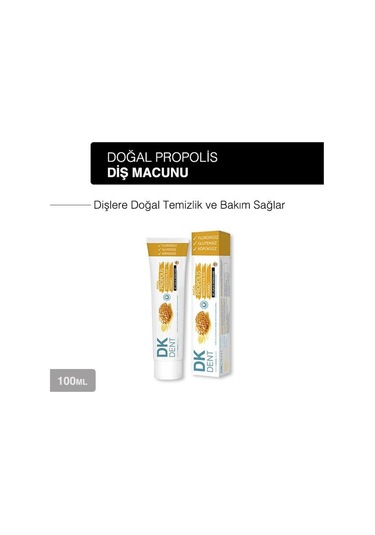 Dermokil DK Dent Doğal Propolis Özlü Diş Macunu 75 ML