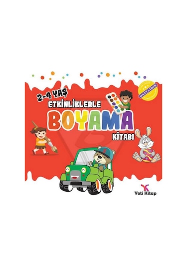 Mey İthalat Etkinliklerle Boyama Kitabı 2-4 Yaş