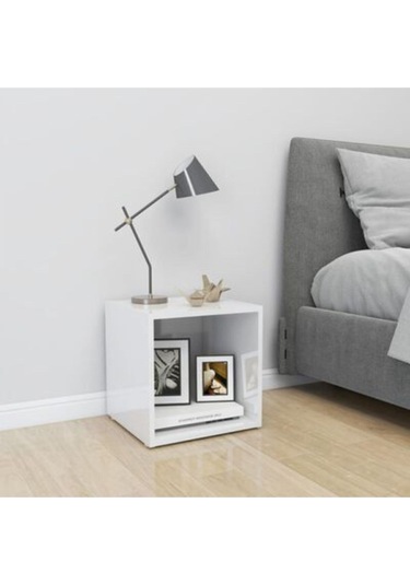 Tdesıgno Melis -kitaplık- Açık Raf - Beyaz 1 Raflı 30 Cm Beyaz