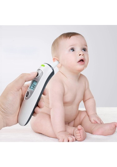 Sones Rz8810 Termometreler Vücut Termometresi Kulak Led Ekranlı Dijital Elektronik Ir Termometre Bebek Ateşi Kızılötesi Bebek Termometresi
