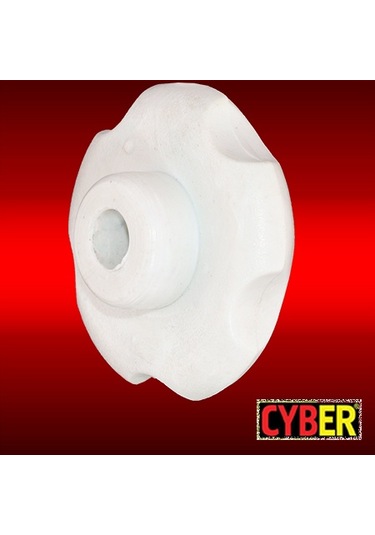 Plastik Somunsuz Çap 45 Kelebek Elcik (beyaz)