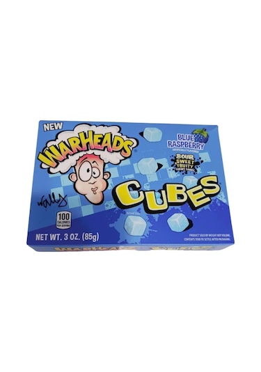 Warheads Cubes Blue Raspberry 85 G