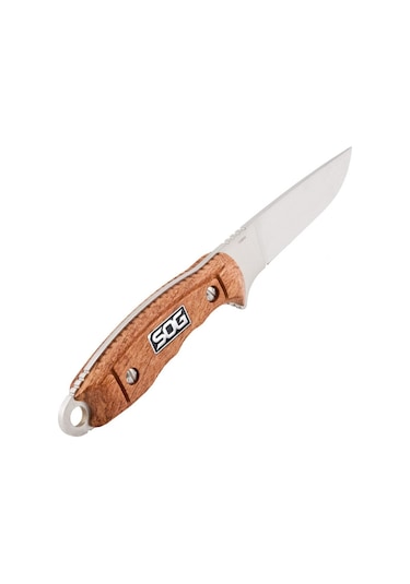 Sog Ht022l Huntspoint Ahşap Saplı Avcı Kamp Bıçağı Kahverengi