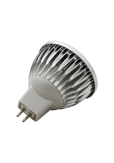 Mr16/gu5.3 Cob Led Ampul, 3w/210lm, Dc 12v, Soğuk Beyaz 6000k, 20w Halojen Ampule Eşdeğer, Ø48x50, 120 Işın Açısı, 10'lu Paket