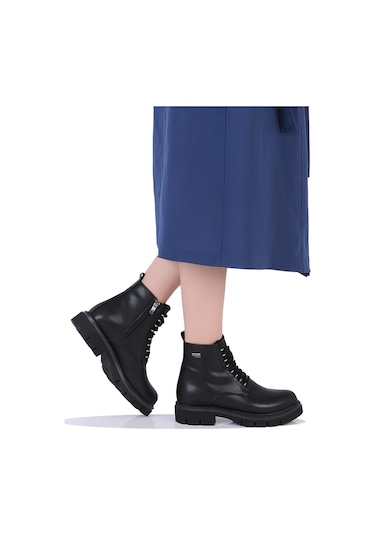 Kuum London K452021 Termal Kürklü Kadın Düz Kışlık Bot 001