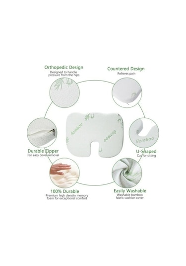 Oturma Minderi Bel Yastığı Bel Destek Yastığı Ortopedik Yastık