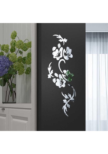 Yeni Yaratıcı Akrilik Ayna Duvar Çıkartmaları Üç Boyutlu Çevresel Kişilik Duvar Çıkartmaları