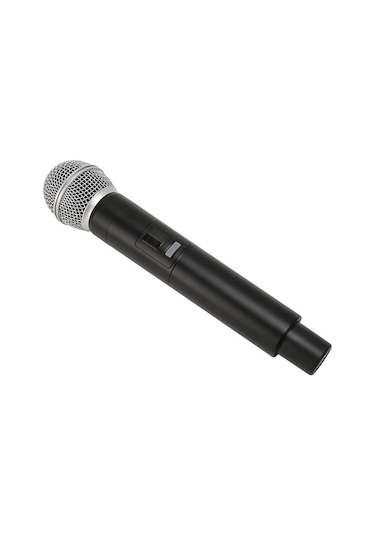 Platoon Pl-2498 Kablosuz Mikrofon, Karaoke İçin Kapsamlı Metal El Mikrofonu 1 Adet