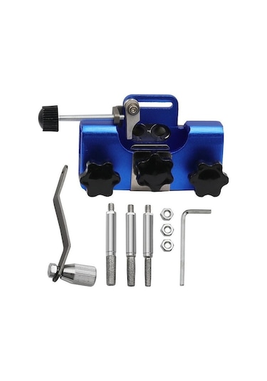 Trendooze Mavi El Kumandalı Zincir Taşlama Makinesi Toptan Kelepçe Taşlama Bıçağı Taşınabilir Ev El Elektrikli Testere Zincirleri Aracı Gc